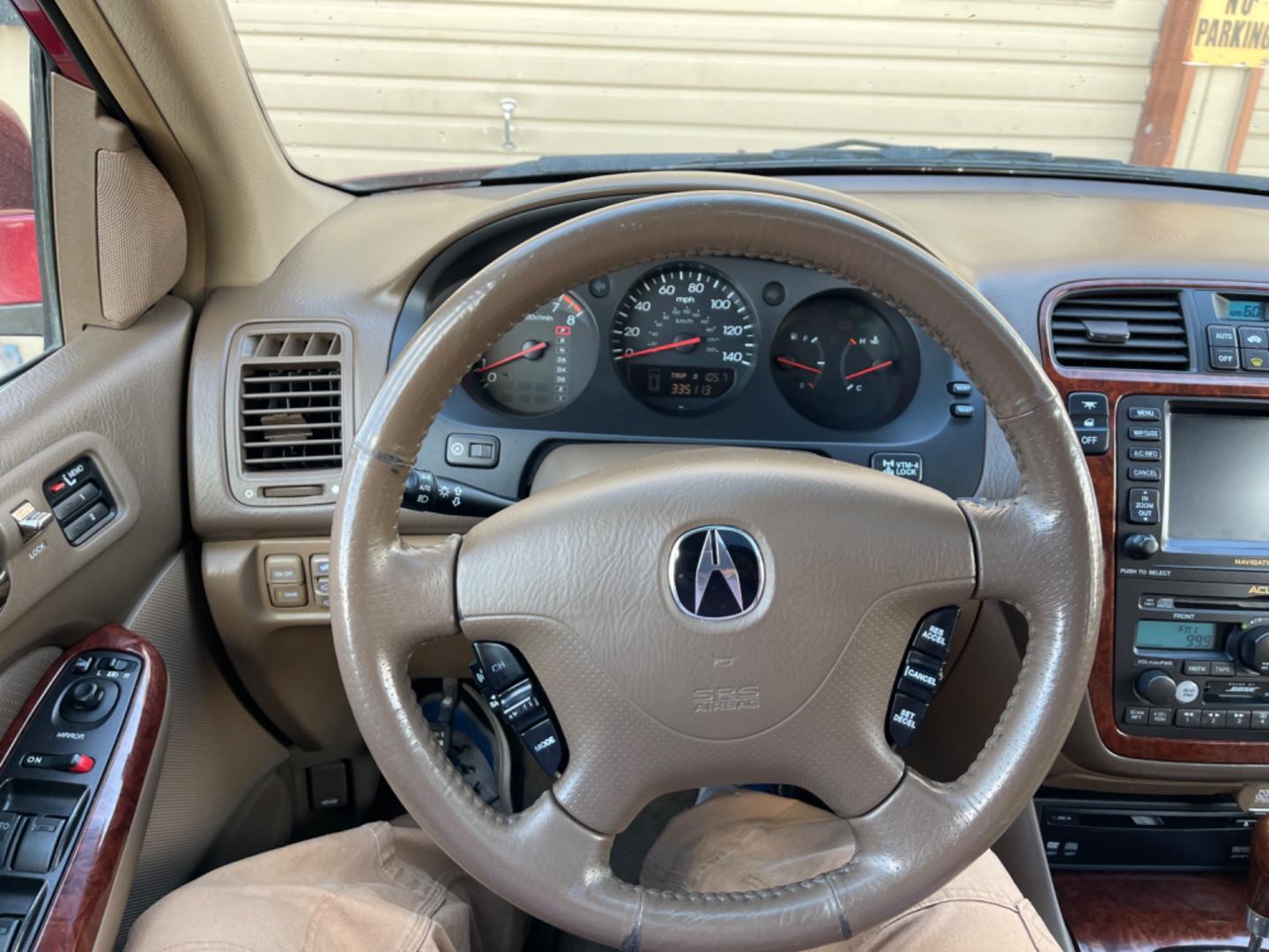 2003 Maroon /Tan Acura MDX Touring (2HNYD18923H) with an 3.5 V6 engine, AT transmission, located at 813 E Fairview Ave, Meridian , ID, 83642, (208) 336-8230, 43.618851, -116.384010 - Photo#12